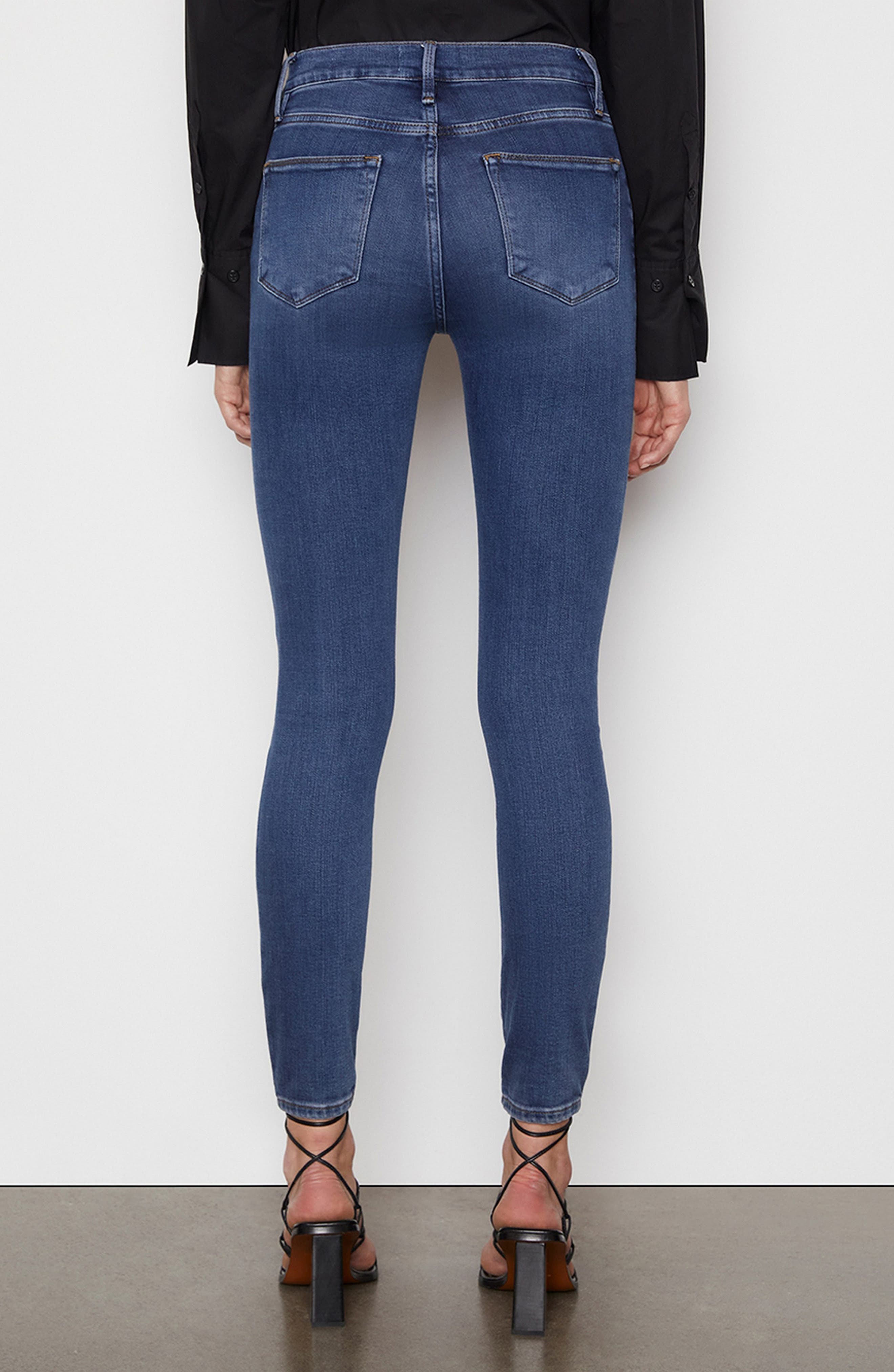 FRAME Le High Skinny Ankle Jeans 