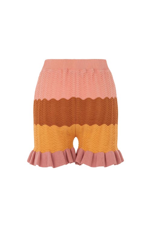 NOCTURNE NOCTURNE HIGH-RISE FLOUNCE SHORTS 