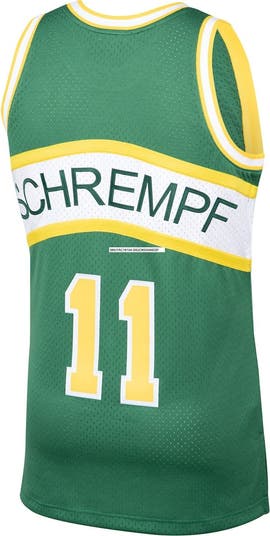 Mitchell Ness Men s Mitchell Ness Detlef Schrempf Green Seattle SuperSonics 1994 95 Hardwood Classics Swingman Jersey Nordstrom