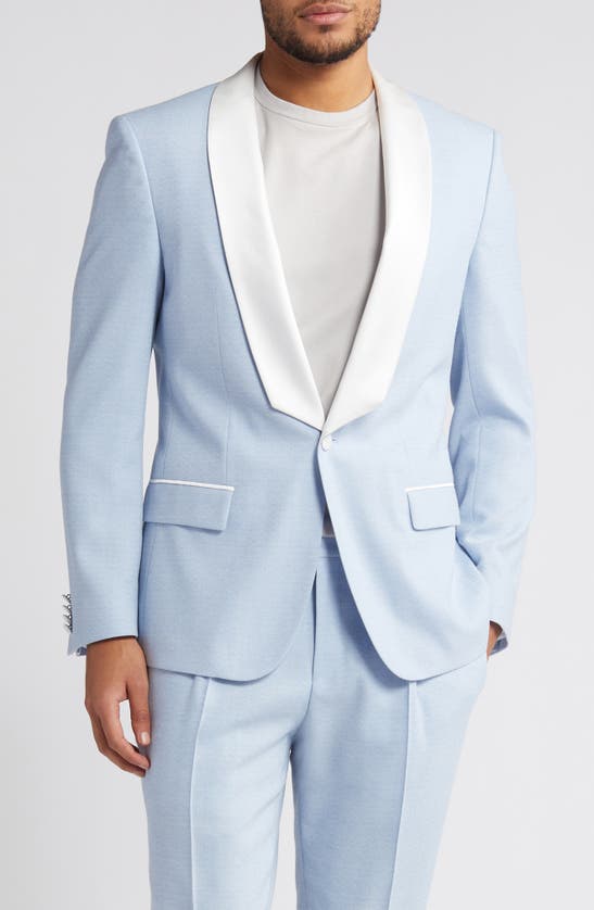 Shop Hugo Henry Slim Fit Suit Jacket In Light Blue