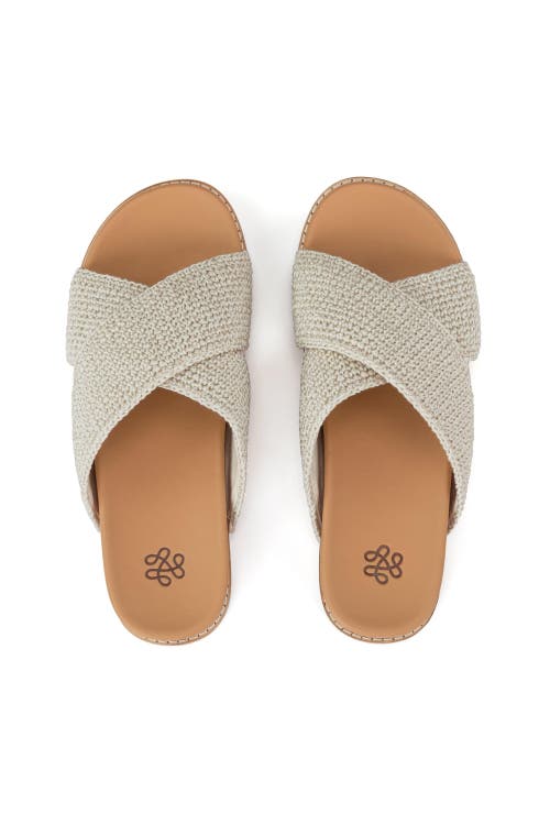 Shop The Sak Penelope Slip On Sandal In Natural