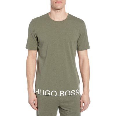 Boss Identity Stretch Cotton Crewneck T-Shirt, Green