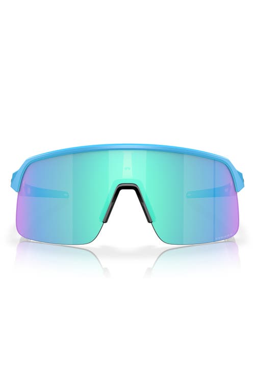 Oakley Sutro Lite 139mm Prizm Semirimless Wrap Shield Sunglasses in Sapphire at Nordstrom