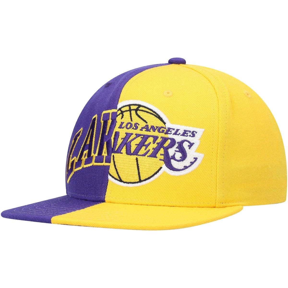 gold lakers snapback