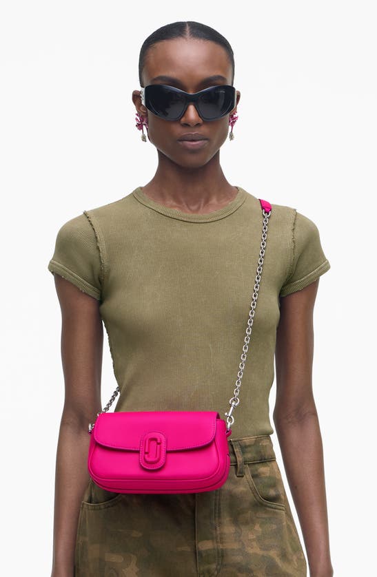 Shop Marc Jacobs The Shoulder Bag In Hot Pink