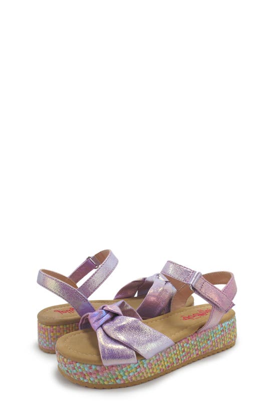 Shop Jellypop Kids' Ella Platform Espadrille Sandal In Lavender