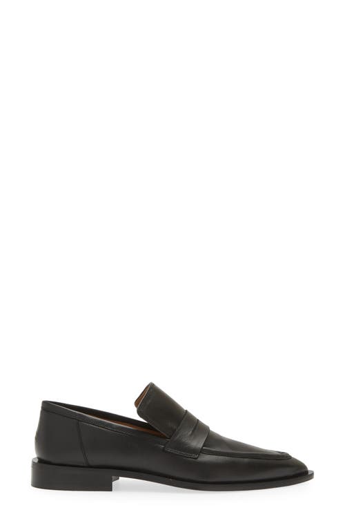 Shop Atp Atelier Montazzoli Pointed Toe Penny Loafer In Black