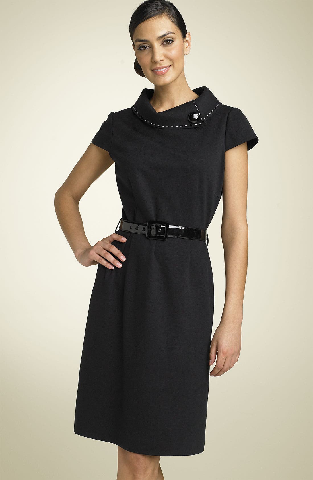 Tahari by Arthur S. Levine Roll Collar Dress Nordstrom
