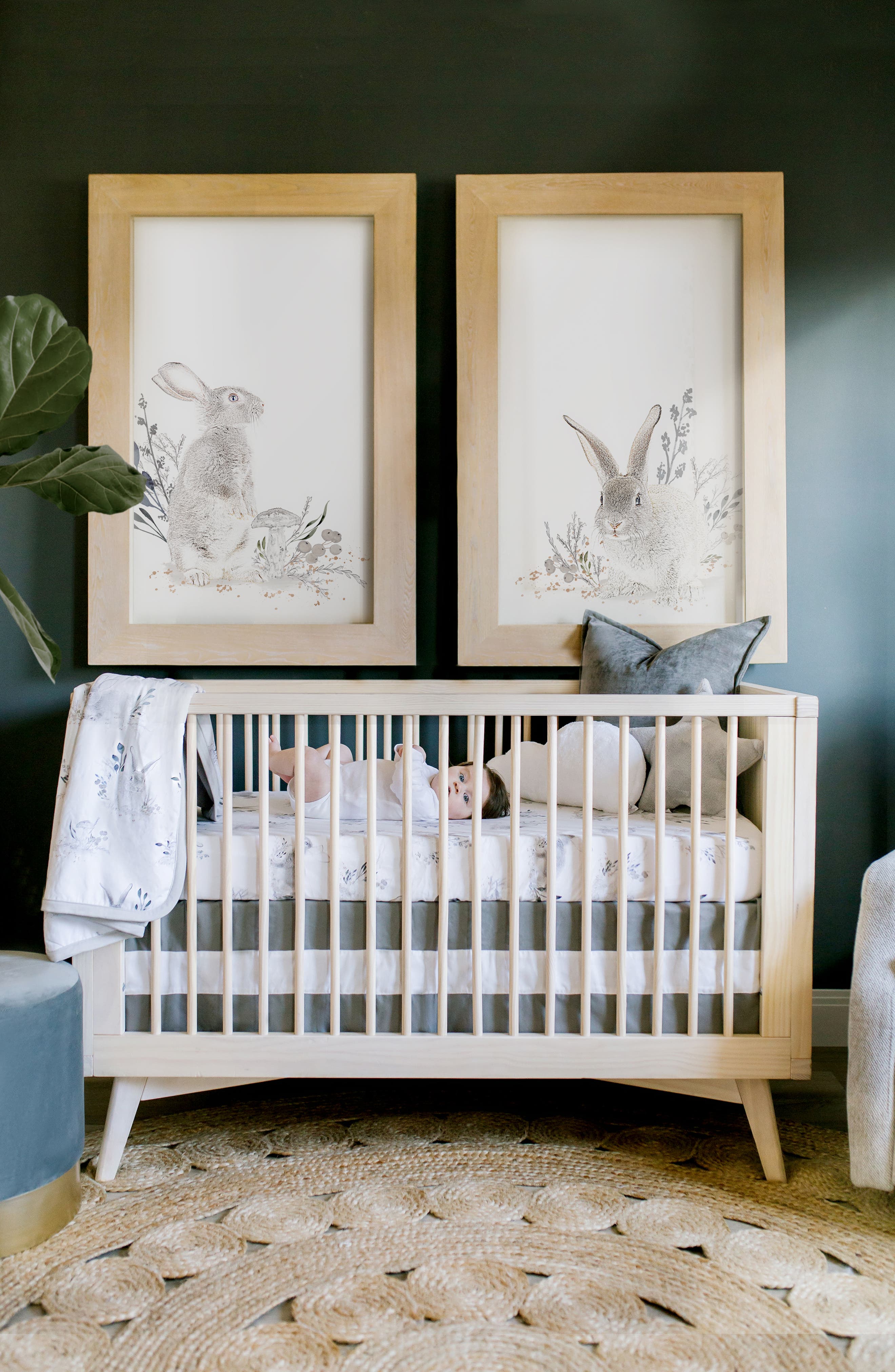 Oilo Cottontail Jersey Crib Sheet Nordstrom