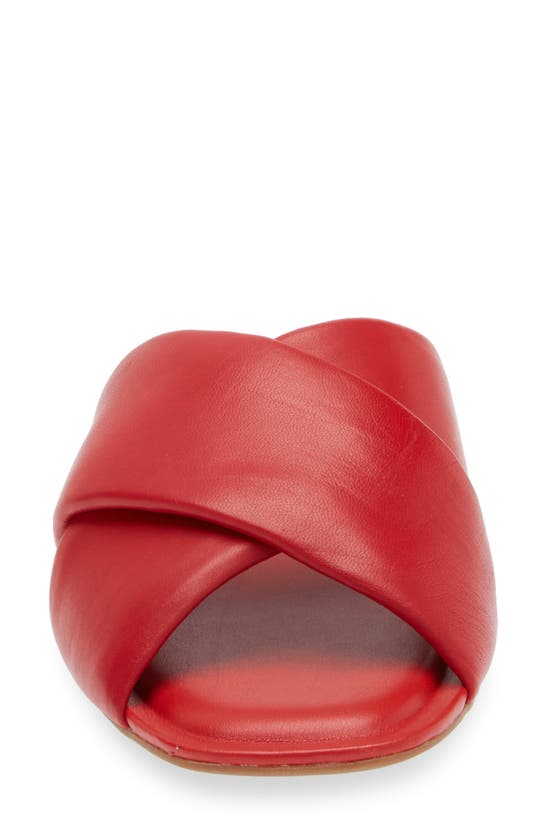 Shop Caslon ® Calla Slide Sandal In Red Grenadine