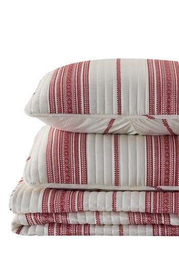 WOVEN & WEFT WOVEN & WEFT STRIPE QUILT & SHAM SET