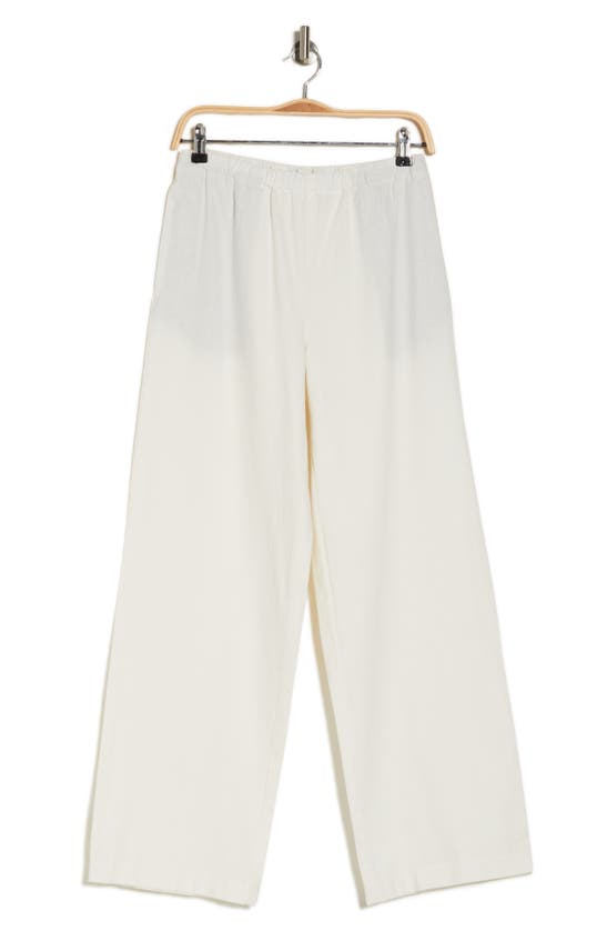 Vince Wide Leg Pants In Off White