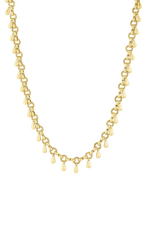 Laney Drop Chain Necklace in Gold