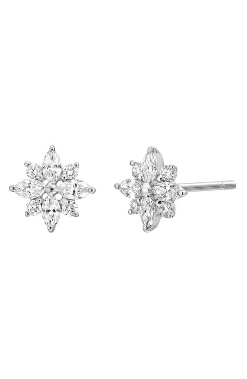 Bony Levy Getty Diamond Star Stud Earrings in 18K White Gold at Nordstrom
