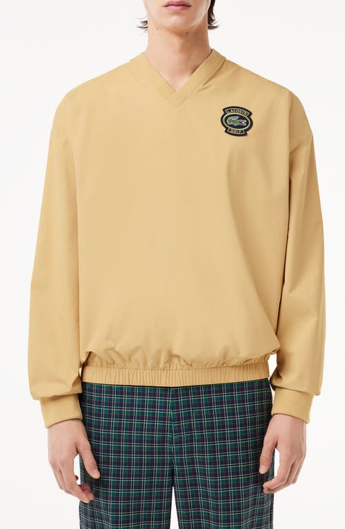 Lacoste Water Repellent Golf Sweatshirt in Ixq Croissant at Nordstrom, Size 8