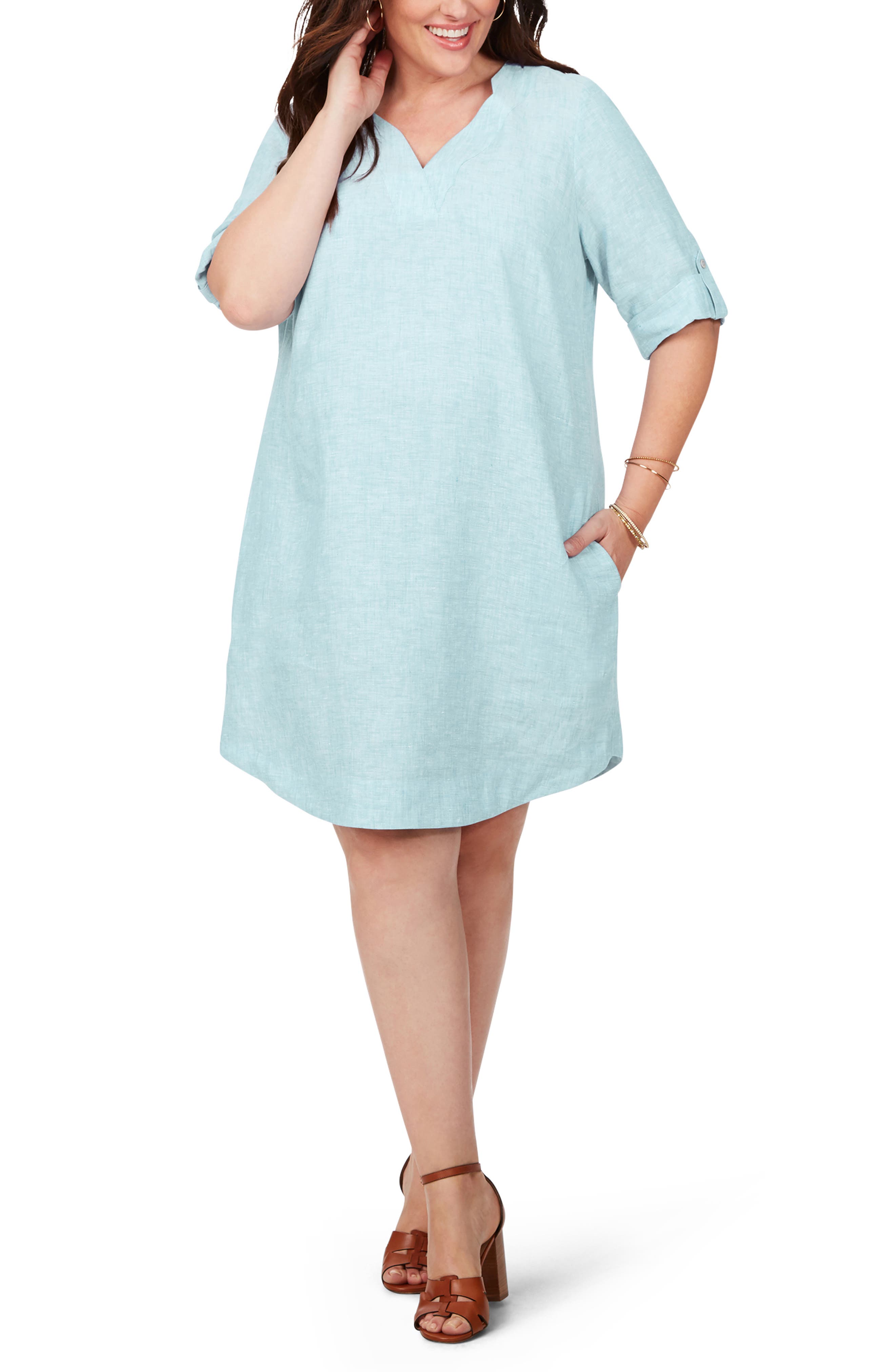 plus size linen clothing