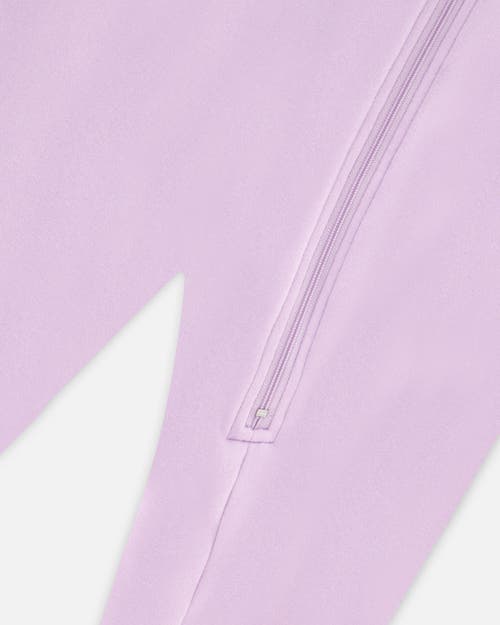 Shop Deux Par Deux Baby Girl's One Piece Thermal Underwear Lilac In Lupine