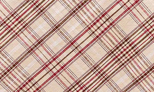 Shop Juliska Harvest Tartan Rectangular Tablecloth In Mulberry Brown