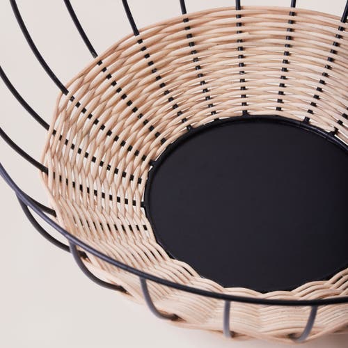 Fleck Cabo Fruit Basket In Black