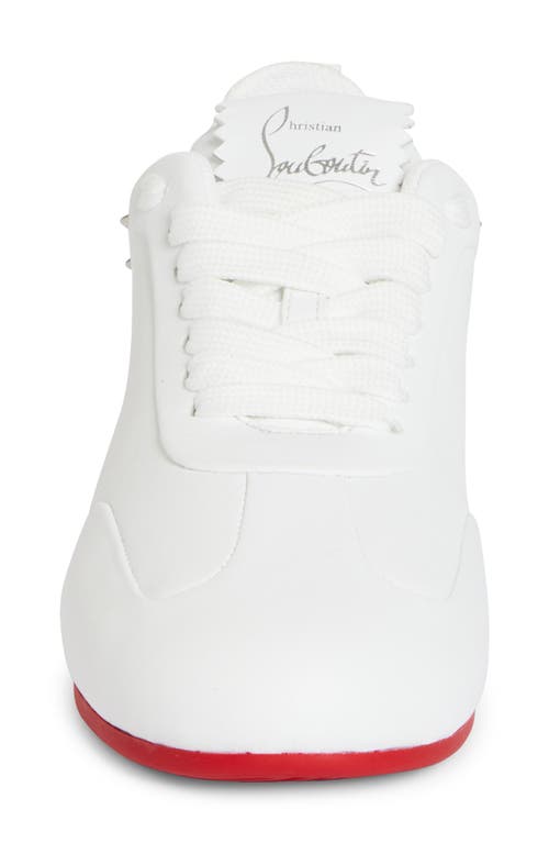 Shop Christian Louboutin Eleonora Sneaker In White