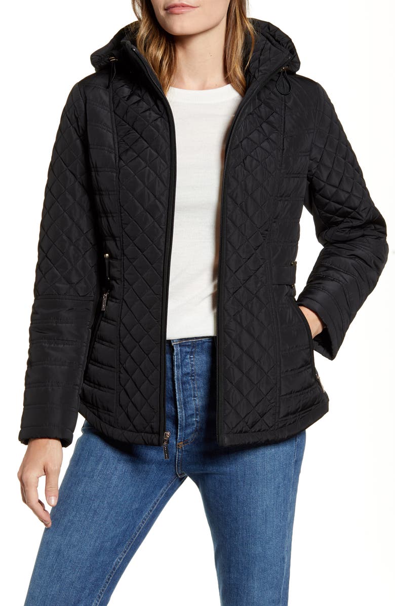 Gallery Quilted Hooded Jacket (Regular & Petite) | Nordstrom