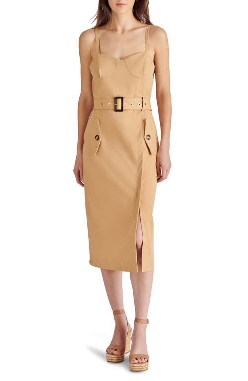 Steve Madden Adley Sleeveless Utility Dress Butterscotch at Nordstrom,