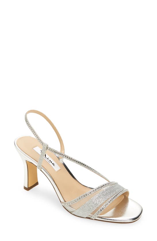 Shop Nina Abbi Slingback Sandal In Silver