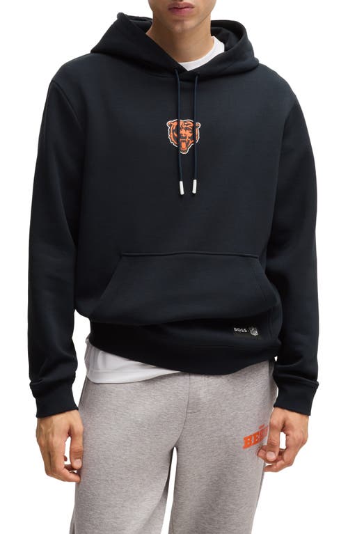 Shop Hugo Boss Boss <br>x Nfl Woodson Graphic Hoodie<br><br> In Chicago Bears