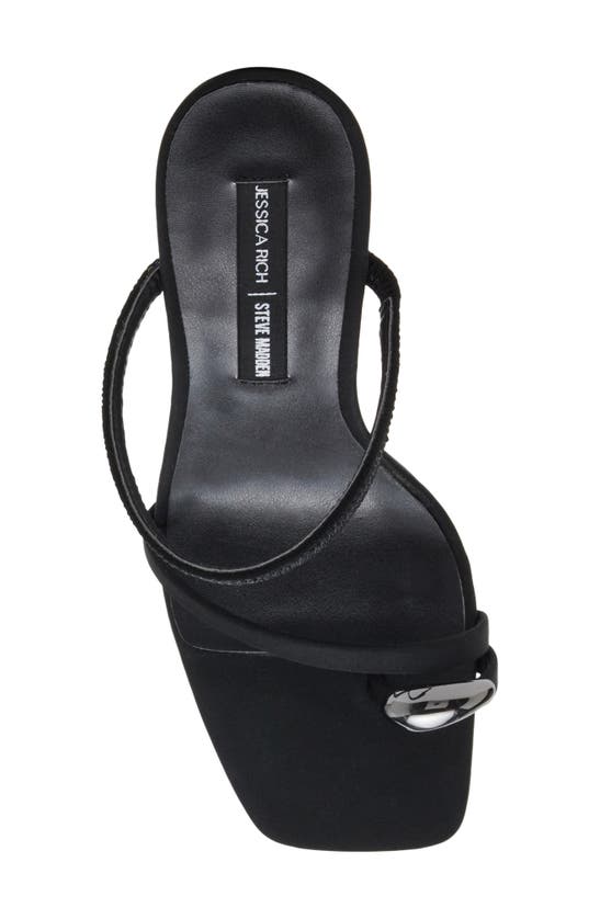 Shop Jessica Rich By Steve Madden Harriet Toe Loop Sandal In Black Multi