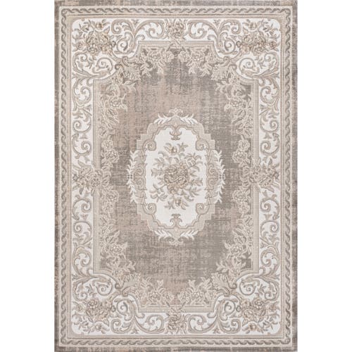 Jonathan Y Rosalia Cottage Medallion Area Rug In Beige/ivory