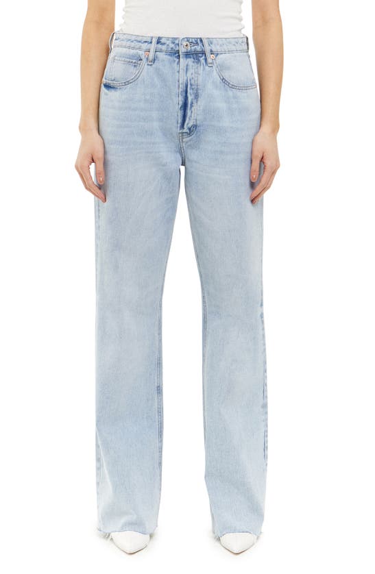 Articles Of Society Jane Wide Leg Jeans In Silver Lake