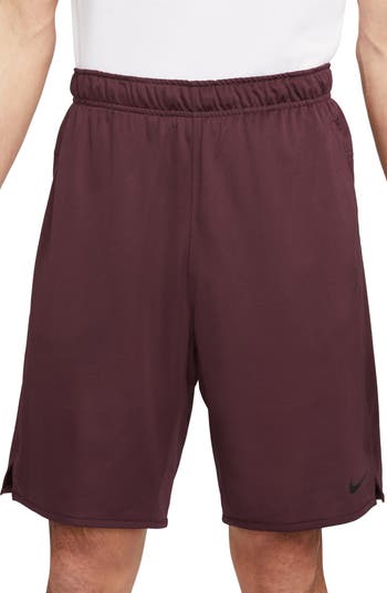 Nike Dri-fit 7-inch Brief Lined Versatile Shorts In Night Maroon/black
