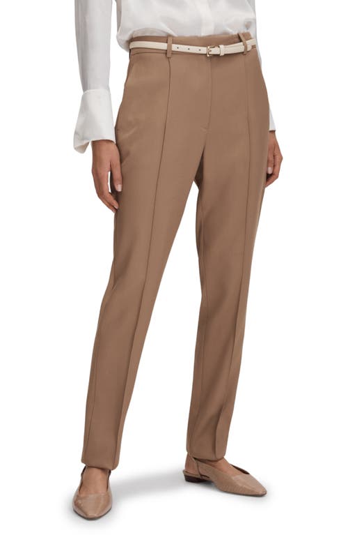 Reiss Wren Tapered Ankle Pants Mink Neutral at Nordstrom,