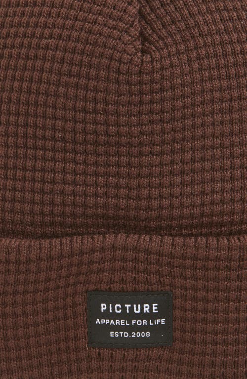 PICTURE ORGANIC CLOTHING PICTURE ORGANIC CLOTHING YORK WAFFLE BEANIE
