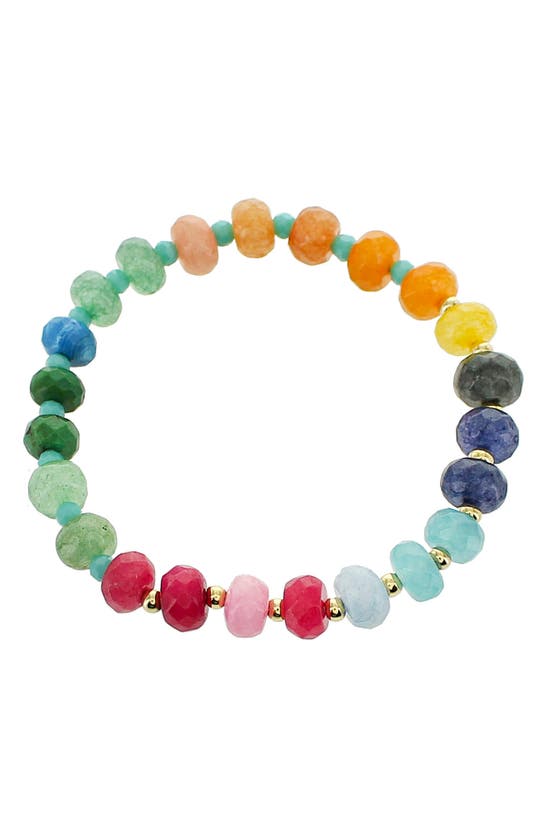 Panacea Stone Beaded Bracelet In Multi