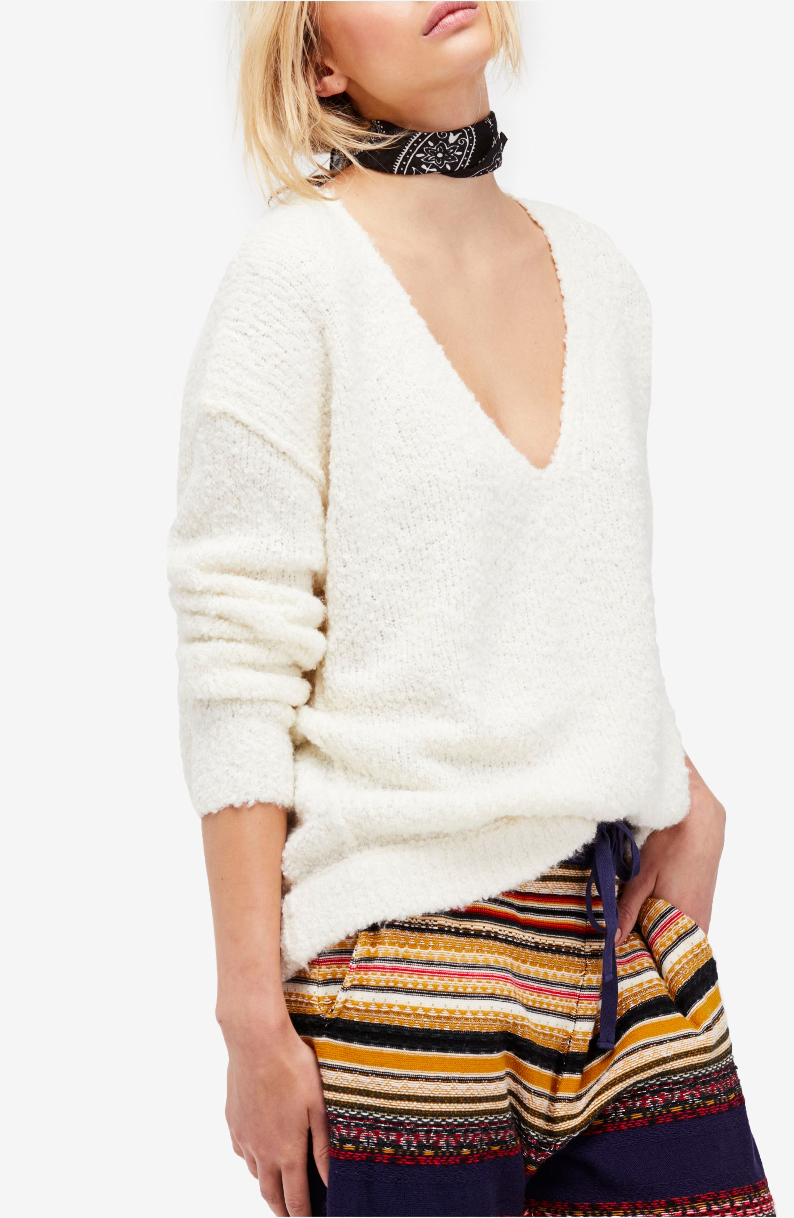 Free People | Lofty V-Neck Sweater | Nordstrom Rack