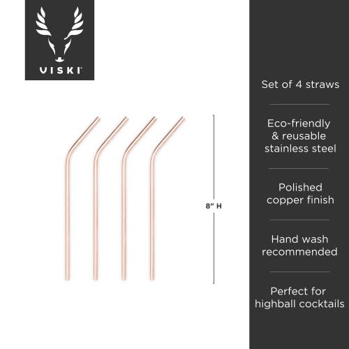 Viski Cocktail Straws In Summit