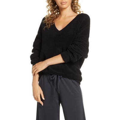 Groceries Apparel Texture Organic Cotton Sweatshirt, Black