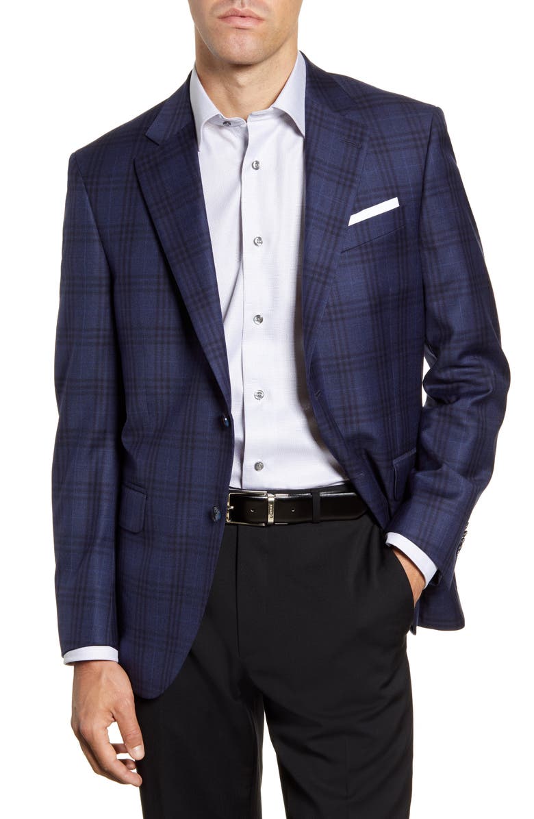 Peter Millar Flynn Classic Fit Plaid Wool Sport Coat | Nordstrom