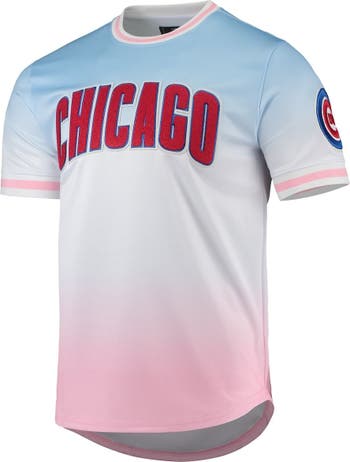 PRO STANDARD Men's Pro Standard Blue/Pink Chicago Cubs Ombre T-Shirt