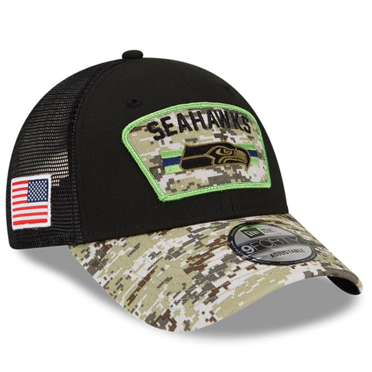 Official New Era Seattle Seahawks 39THIRTY Cap A6872_B96