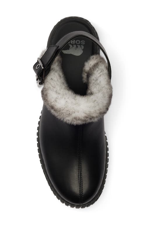Sorel Women's Ona Ave Mule In Black/sea Salt In Black/sea Salt