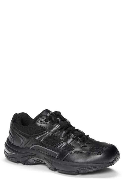 Walker Sneaker in Black Leather