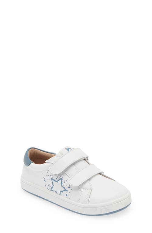 Shop Old Soles Kids' Splash Sneaker In Snow/indigo/indigo Sole