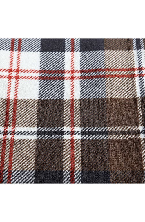 Eddie Bauer Trailhead Plaid Throw Blanket In Brown