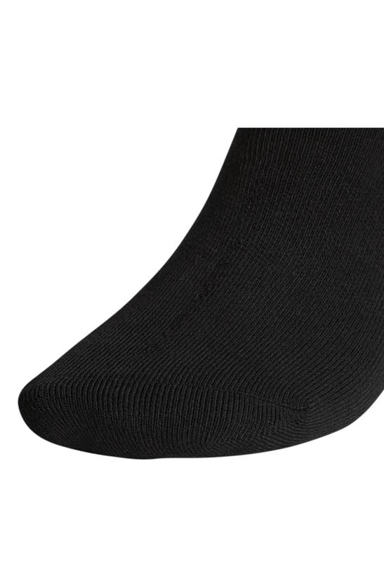 Shop Adidas Originals Originals Trefoil Assorted 6-pack No-show Socks In Black
