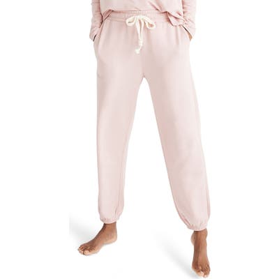 Madewell Pajama Sweatpants, Pink