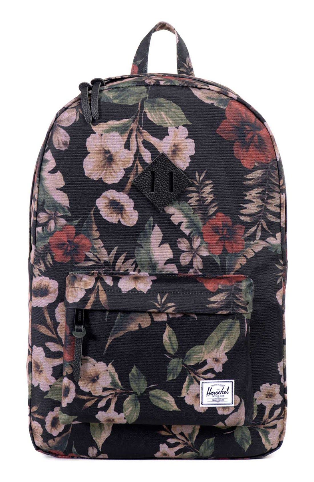 Herschel Supply Co. 'Heritage' Floral Print Backpack Nordstrom