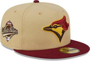 New Era Men's New Era Vegas Gold/Cardinal Toronto Blue Jays 59FIFTY Fitted  Hat