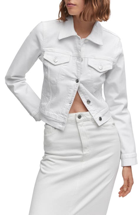 Nordstrom white hot sale denim jacket